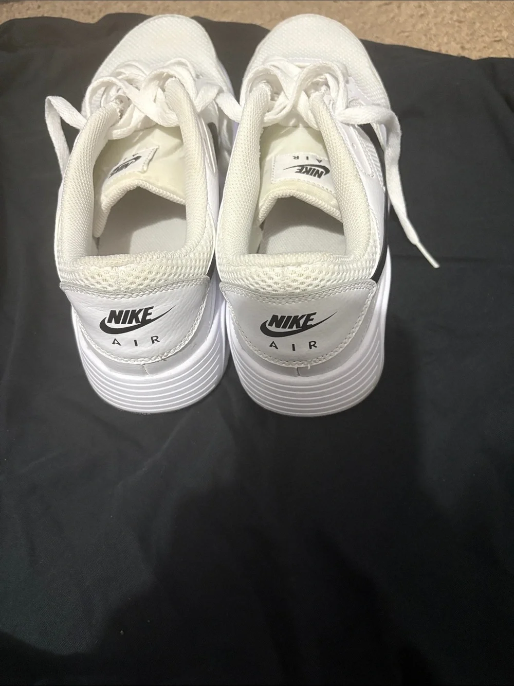Nike White Mesh Athletic Sneakers